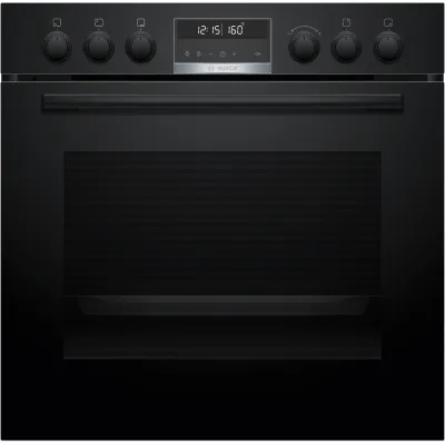 Bosch Einbau-Herd-Set HND677LS62 | Induktion | 60 cm | Pyrolyse | AirFry | 71 l | A+ | Schwarz/Edelstahl