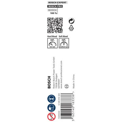 Bosch Holzschlangenbohrer 10 mm | Sechskantschaft | 170 mm Arbeitslänge | für Hart- & Weichholz