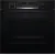 Bild: Bosch Einbau-Backofen HRG578CB7 | Dampfunterstützung | Pyrolyse | AirFry | 71L | 12 Heizarten | Home Connect | Schwarz