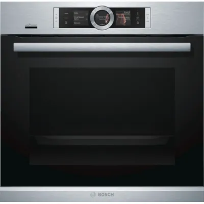 Bosch Einbau-Backofen HRG6769S6 | Dampfstoß | Pyrolyse | 4D Heißluft | 71l | Home Connect | Edelstahl