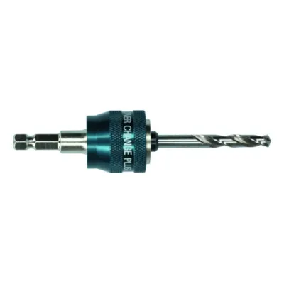 Bosch Power-Change Plus Adapter 2608594253 | Lochsägen-Aufnahmeschaft 3/8" | HSS-G Zentrierbohrer 7,15x85mm