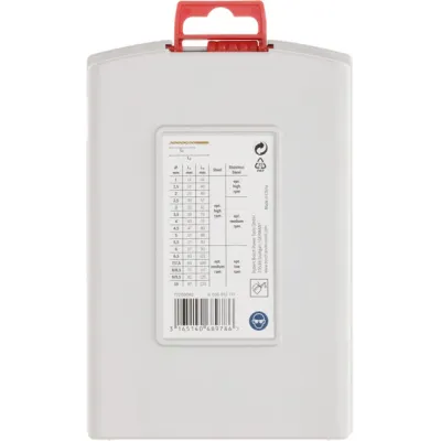 Bosch Professional Metallbohrer-Set 2608587014 | HSS-Cobalt Bohrerset 19-tlg. | Ø 1-10 mm | für Edelstahl | ProBox