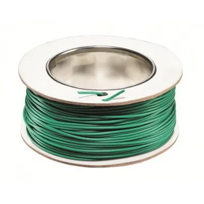 Bosch Begrenzungskabel 100 m F016800373 | Begrenzungsdraht für Indego Mähroboter | grün | kunststoffummantelt