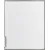Bild: Bosch Türfront KFZ10AX0 | Alu-Dekorrahmen | Zubehör für Kühlschrank/Gefrierschrank | 725x592 mm | Weiß/Silber