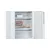 Bild: Bosch Kühl-Gefrierkombination KGE39AWCA | 201x60x65 cm | 343 L | VitaFresh | LowFrost | LED | weiß | EEK C