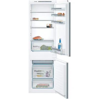 Bosch Einbau Kühl-Gefrierkombination KGH86VSE0 | Set KIV86VSE0 + KSZ10010 | 267l | EEK E | LED | LowFrost | weiß (B-Ware)