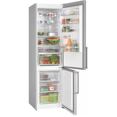 Bosch Kühl-Gefrierkombination KGN39AICT | 363l | NoFrost | VitaFresh XXL | Home Connect | 203x60x66,5 cm | Edelstahl