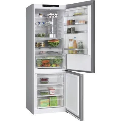 Bosch Kühl-Gefrierkombination KGN49LBCF | Serie 6 | NoFrost | VitaFresh XXL | 440L | Energieklasse C | Schwarz-Grau