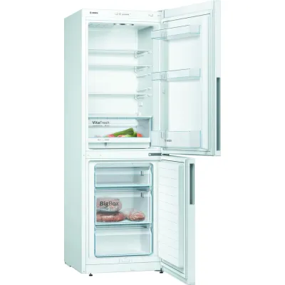 Bosch Kühl-Gefrierkombination KGV332WEA | Serie 4 | 193L Kühlteil | 94L Gefrierteil | VitaFresh | LowFrost | LED | weiß