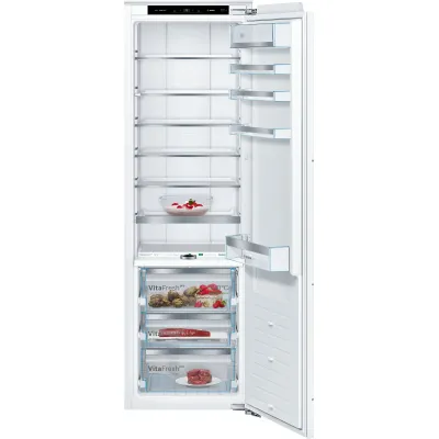 Bosch Einbaukühlschrank KIF81PFE0 | 289 L Vollraum | VitaFresh Pro | 177,5 cm Nische | EEK E | LED | TouchControl | weiß