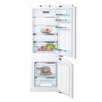 Bosch Einbau-Kühl-Gefrierkombination KIS77ADD0 | 229l | VitaFresh plus | LowFrost | Serie 6 | 158cm | Weiß