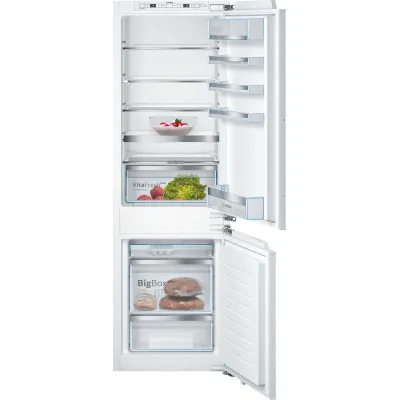 Bosch KIS86AFE0 Einbau-Kühl-Gefrierkombination | 177 cm | 266 L | VitaFresh | LowFrost | E | 36 dB | weiß