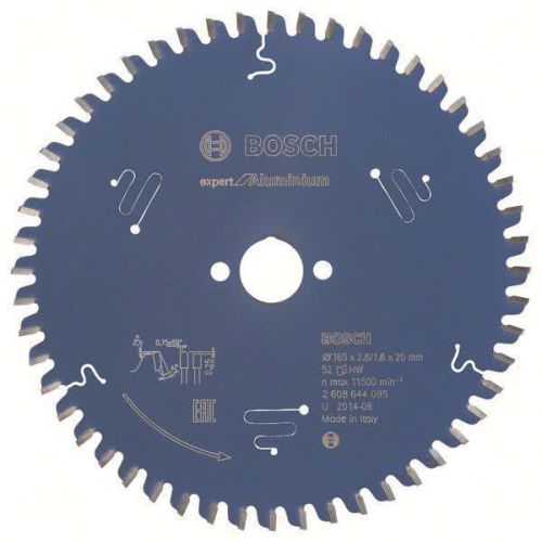 Bild: Bosch Kreissägeblatt EX AL H 165x20-52