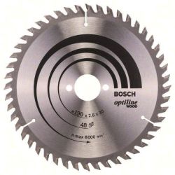 Bosch Kreissägeblatt Optiline Wood 190x30x2,6mm Z48WZ 2 608 640 617
