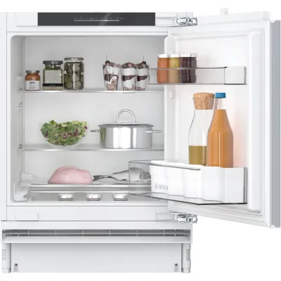 Bosch Unterbau-Kühlschrank KUR21VFE0 | Serie 4 | 134 L | 82x59,8 cm | Home Connect | Super Cooling | LED | weiß