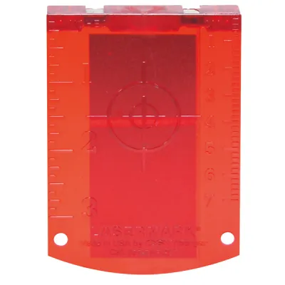 Bosch Professional Laser-Zieltafel 1608M0005C | Zielhilfe für Laser-Entfernungsmesser | magnetisch | rot
