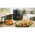 Bild: Bosch Heißluftfritteuse MAFS2671B | Air Fryer 7,2 l XXL | 1800W | Touch-Steuerung | 7 Programme | Sichtfenster | Schwarz