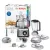 Bild: Bosch Küchenmaschine MC812M865 MultiTalent 8 | Food Processor 1250W | 3,9L Schüssel | Mixer 1,5L | Schwarz/Edelstahl