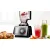 Bild: Bosch Küchenmaschine MC812M865 MultiTalent 8 | Food Processor 1250W | 3,9L Schüssel | Mixer 1,5L | Schwarz/Edelstahl