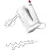 Bild: Bosch Handmixer MFQ3030 | 350 Watt | 4 Stufen | Turbo-Funktion | 2 Knethaken & 2 Rührbesen | leicht | weiß