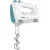 Bild: Bosch Handmixer MFQ2210D | 375 Watt | 4 Stufen & Turbo | Edelstahl-Rührbesen & Knethaken | Weiß/Dynamic Blue