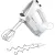 Bild: Bosch Handmixer MFQ25200 | 500W | 4 Stufen | Edelstahl Knethaken & Rührbesen | BPA-frei | Weiß/Silber