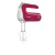 Bild: Bosch Handmixer MFQ40304 | 500 Watt | 5 Stufen | FineCreamer Edelstahlbesen | Soft-Touch Griff | rot/silber