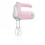 Bild: Bosch Handmixer MFQ4030K | 500W | 5 Stufen | Edelstahlbesen & Knethaken | gentle pink/silber