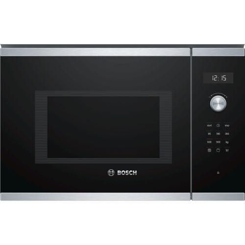 Bild: Bosch Mikrowelle Einbaugerät BEL554MS0 | 900 W Mikrowelle mit Grill | Edelstahl