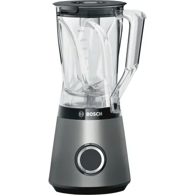 Bosch Standmixer MMB6172S | 1,5l Kunststoff-Mixbehälter | 1200 Watt | 2 Geschwindigkeitsstufen | Impulsfunktion | silber