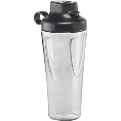 Bosch To-go-Trinkflasche MMZBT01B | 0,6l | Tritan | auslaufsicher | spülmaschinenfest | kompatibel mit Optimum