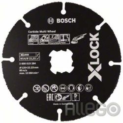 Bosch Multi Wheel Trennscheibe 2608619284 125 x 22,23 x 1 mm " X-LOCK "