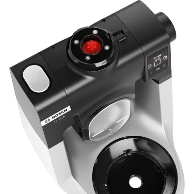 Bosch Glasmixer-Aufsatz MUZS6MX | ThermoSafe Glas 1,5l | Edelstahlmesser | MUM Serie 6 | spülmaschinengeeignet