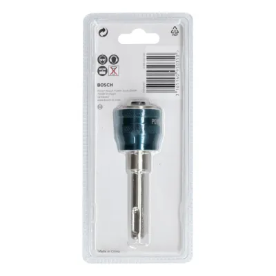 Bosch Power Change Plus Adapter SDS Plus | Lochsägen-Aufnahme | Schnellwechsel | 105mm | silber/blau | 2608594266