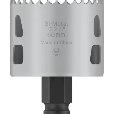 Bosch Lochsäge PRO Multi Material 2608594394 | Ø 60 mm | HSS-BI 8 % Kobalt | Schnitttiefe 44 mm | für Gipskarton, Metall