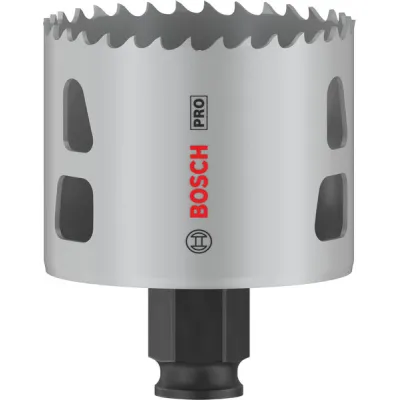 Bosch Lochsäge PRO Multi Material 2608594394 | Ø 60 mm | HSS-BI 8 % Kobalt | Schnitttiefe 44 mm | für Gipskarton, Metall