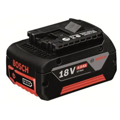 Bosch Professional Akku GBA 18V 4.0Ah 1600Z00038 | Ersatzakku Lithium-Ionen | 18V 4 Ah | COOLPACK | Schwarz