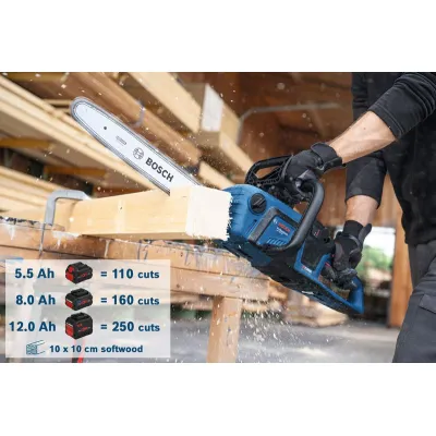 Bosch Professional Akku-Kettensäge GKE 18V-40 solo| 06008D3000 | 18V BITURBO Brushless | 40cm Schwert | ohne Akku | blau