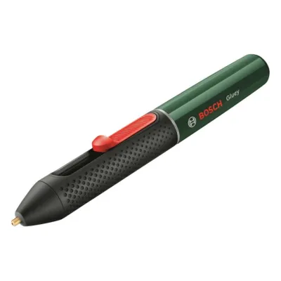 Bosch Akku-Heißklebepistole Gluey 06032A2103 | kabellos | 2x AA Akku | 20 Mini Klebesticks | 2g/min | 7mm | Cupcake Pink