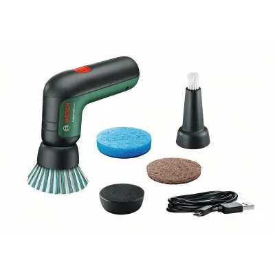 Bosch Akku Reinigungsbürste UniversalBrush 06033E0000 | 3,6V Lithium-Ionen | vielseitig | wasserfest IPX5 | 140mm | grün