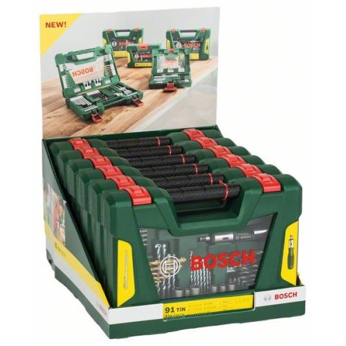 Bild: Bosch PT Bohrer-/Bit-Set V-Line Box,VE91 2607017311