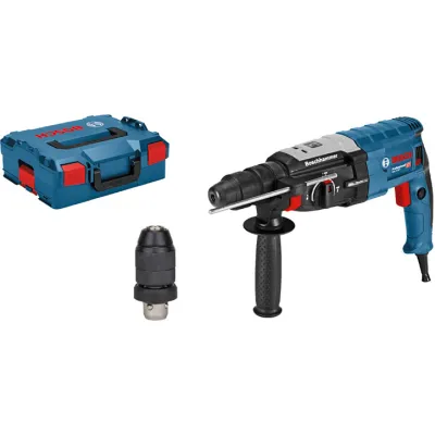 Bosch Professional Bohrhammer GBH 2-28 F 0611267601 | SDS-plus | 880W | 3,2 Joule | Wechselfutter | L-BOXX | Blau