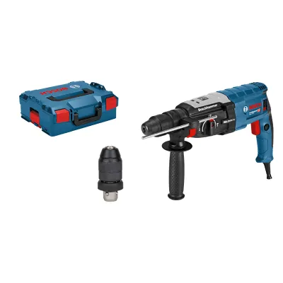 Bosch Professional Bohrhammer GBH 2-28 F 0611267601 | SDS-plus | 880W | 3,2 Joule | Wechselfutter | L-BOXX | Blau