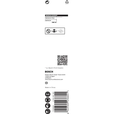 Bosch Bohrer 2608901683 | HEX-9 HardCeramic | Fliesen- & Glasbohrer Ø 5,5 mm | 90 mm Länge | Hartkeramik geeignet