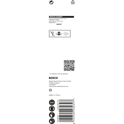 Bosch Fliesenbohrer EXPERT HEX-9 2608900587 | Hard Ceramic | Ø 3 mm | 90 mm | Sechskantschaft | Trockenbohren