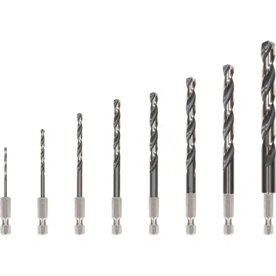 Bosch HSS-Spiralbohrer-Set 2608577146 | Impact Control Metallbohrer 8-tlg. | Ø 2–10 mm | Sechskantschaft | Kunststoffbox