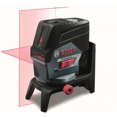 Bosch Professional Linienlaser GCL 2-50 C | Kreuzlinienlaser 12V | Bluetooth | Akku & Ladegerät | 20m | L-Boxx | rot