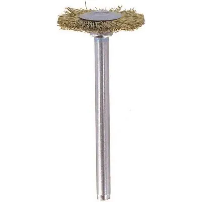 DREMEL Messingbürste 535 | Ø19 mm | 2 Stück | Zubehör Multifunktionswerkzeug | Reinigen, Polieren