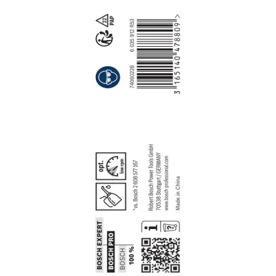 Bosch Metallbohrer PRO Metal HSS-G 2608585595 | Spiralbohrer Ø16 mm | HSS | für Stahl & Edelstahl | 120x178 mm | Silber