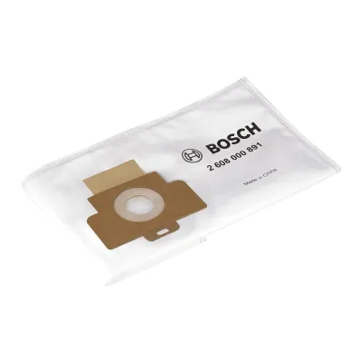 Bosch Staubsaugerbeutel 2608000891 | Vlies | 3 Stück | für GAS 400 A & GAS 12-40 MA | Ersatzbeutel | L/M Staubklasse